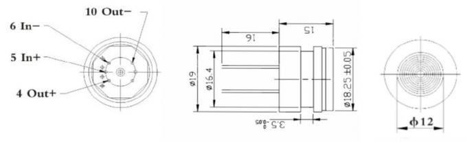HT19F حسگر فشار سیلیکون پخش کننده حسگر فشار میکرو برای صنعت 2