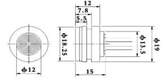 10KPa ~ 70MPa سنسور فشار سیلیکون سنسور فشار پیزورسیستوی 1