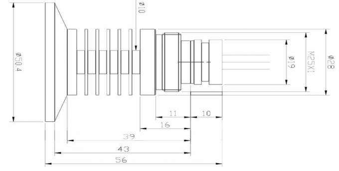 حسگر HT حسگر فشار سیلیکون پخش شده HT-IQT-B برای اندازه گیری دمای بالا 3
