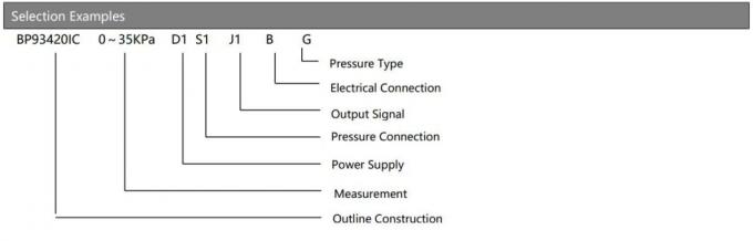 Hengtong Bp93420IC Economic Pressure Sensor for High Temperature Environment