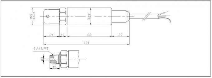 BH93420-IT سنسور سطح فشار مخزن آب SS304 سنسور سطح فشار آب 0