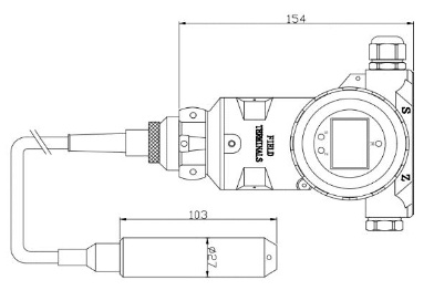 BHZ93420-III سری های سنسور سطح مایع 316L فرستنده فشار 2