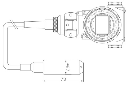BHZ93420-III سری های سنسور سطح مایع 316L فرستنده فشار 0