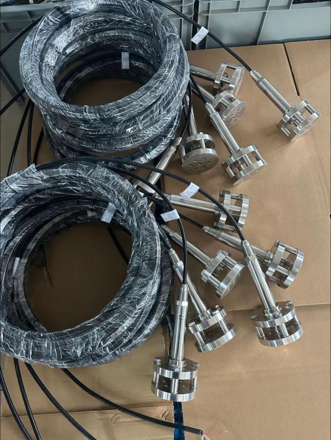 OEM آنالوگ سنسور سطح آب فلج فولاد ضد زنگ پیزورسیستوی فشار کش 3